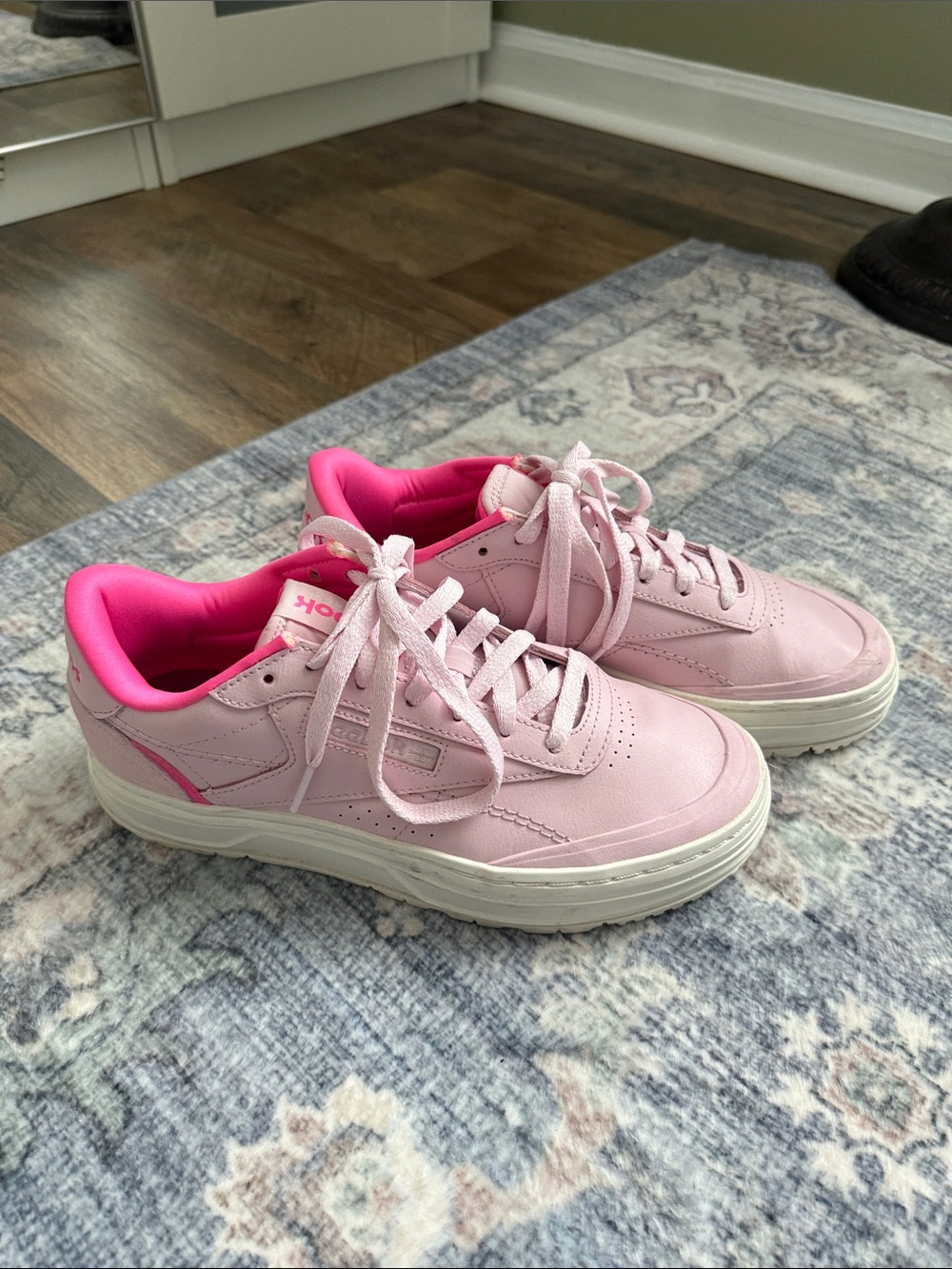Pink Reebok Sneakers